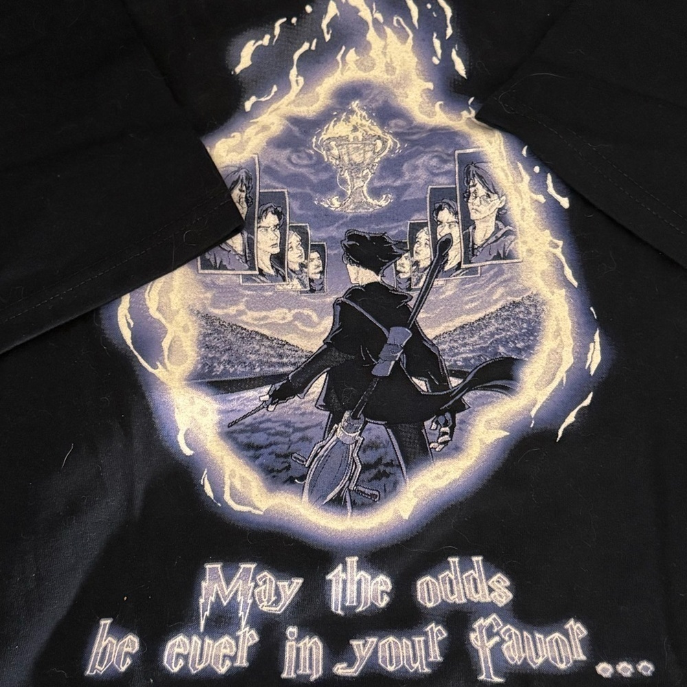 Rare! Crossover Harry Potter and The Hunger Games t-shirt